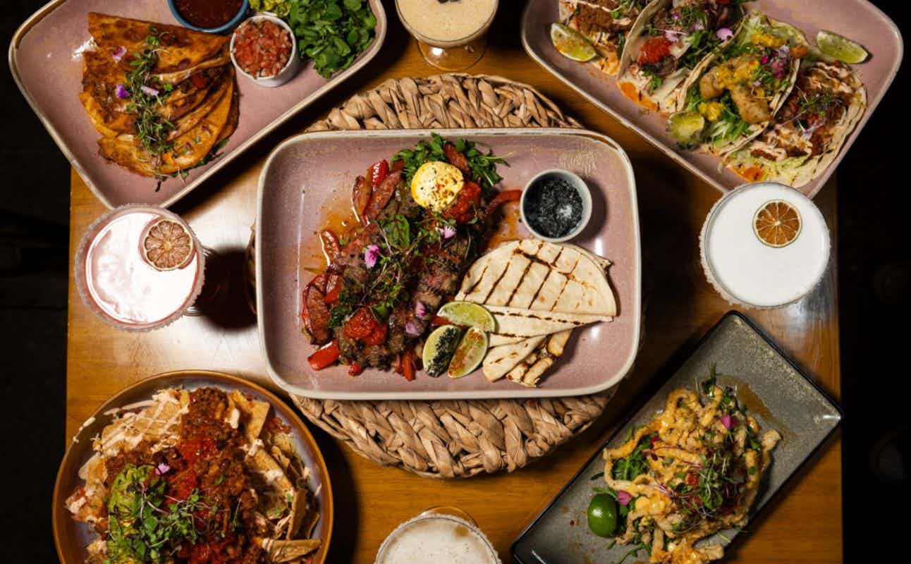 Enjoy Mexican, Gluten Free Options, Vegan Options, Vegetarian options, Bars & Pubs, Restaurant, Indoor & Outdoor Seating, $$, Families and Groups cuisine at Mex Cartel in Burleigh, Gold Coast