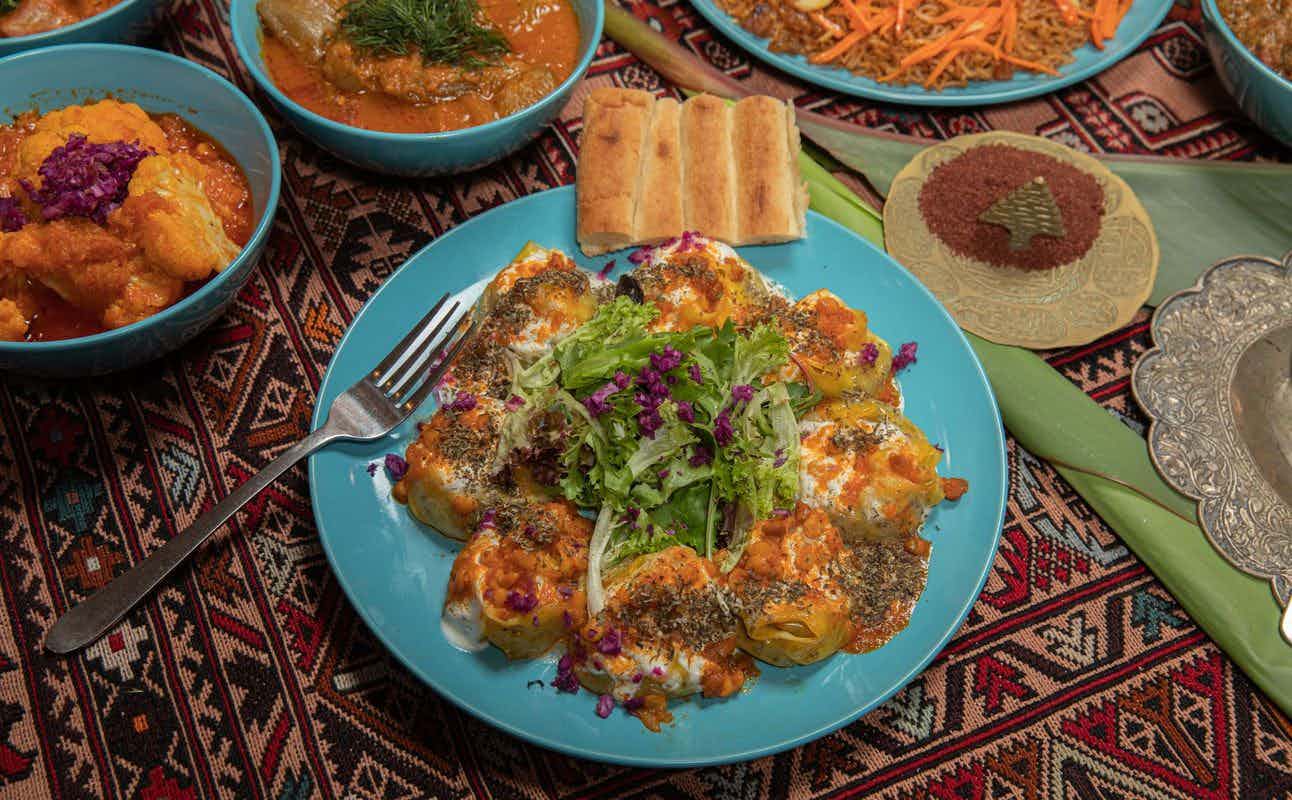 Enjoy Afghanistan, Middle Eastern, Vegan Options, Vegetarian options, Halal, Gluten Free Options, Restaurant, $$$, Families and Groups cuisine at Afghan Gallery Restaurant in Fitzroy, Melbourne