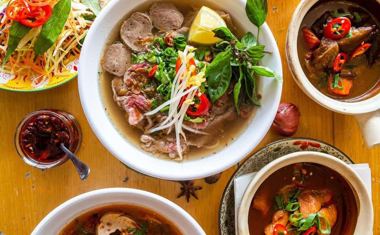 Enjoy Vietnamese, Gluten Free Options, Vegan Options, Restaurant, Indoor & Outdoor Seating, Free Wifi, $$$, Groups and Families cuisine at Mr. Firefly - Flemington in Flemington, Melbourne