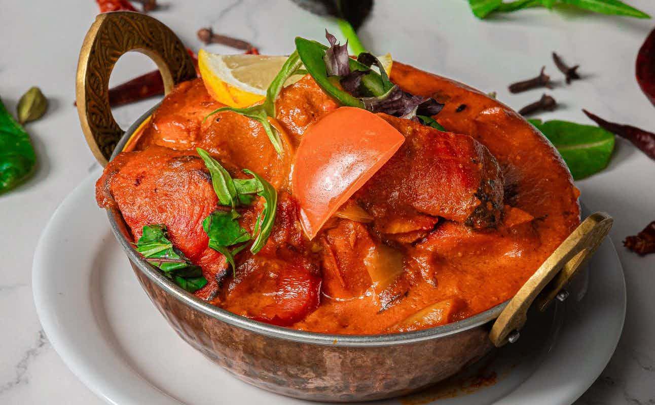 Enjoy Indian, Gluten Free Options, Vegetarian options, Vegan Options, Restaurant, Table service, $$$, Families, Groups and Date night cuisine at The Clove Indian Restaurant in Coogee, Sydney