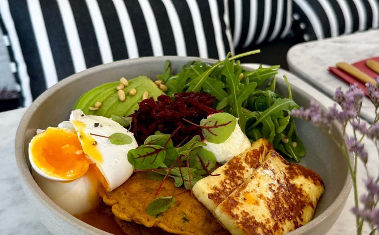 Enjoy Cafe, Brunch, Vegan Options, Vegetarian options, Gluten Free Options, Dairy Free Options, Restaurant, Indoor & Outdoor Seating, Private Dining, Street Parking, Wheelchair accessible, Table service, Dog friendly, $$$ and Families cuisine at Dandelion & Driftwood in Hendra, Brisbane