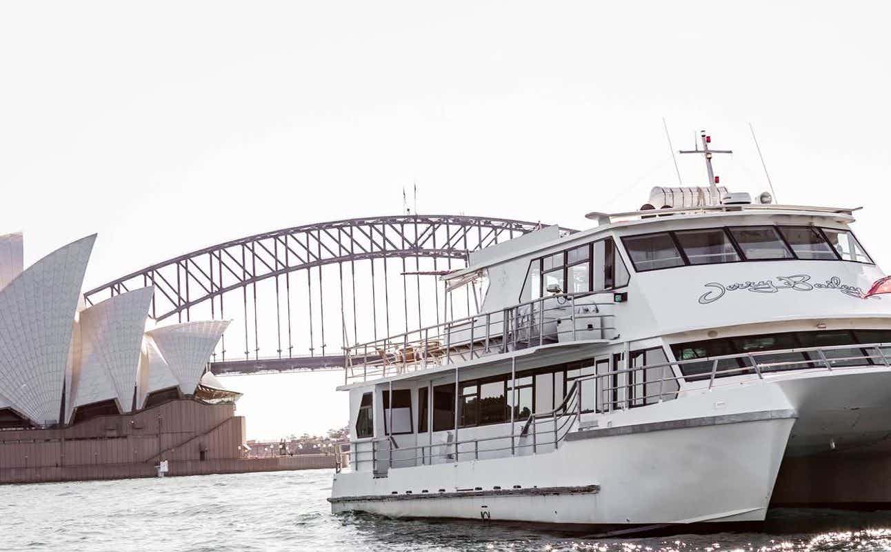 Enjoy Grill & Barbeque, Gluten Free Options, Vegan Options, Boat, Highchairs available, $$$, Groups, Families and Views cuisine at Sydney Harbour Discovery Lunch Cruise in Pyrmont, Sydney