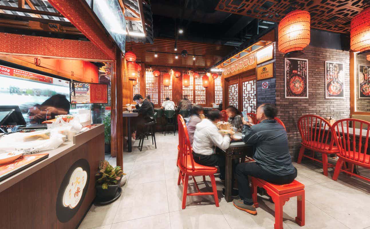 Enjoy Chinese, Hotpot, Vegetarian options, Vegan Options, Restaurant, Indoor & Outdoor Seating, $$, Families and Groups cuisine at David’s Master Pot Elizabeth Street in Melbourne City, Melbourne