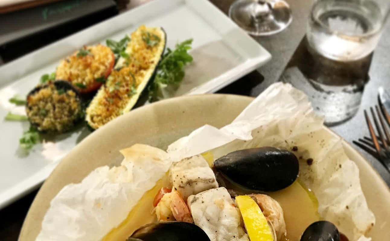 Enjoy Italian, Vegan Options, Vegetarian options, Restaurant, Cocktail Bar, Indoor & Outdoor Seating, Private Dining, Table service, Street Parking, Wheelchair accessible, $$, Groups and Date night cuisine at Pist4cchi in Cairns City Centre, Cairns