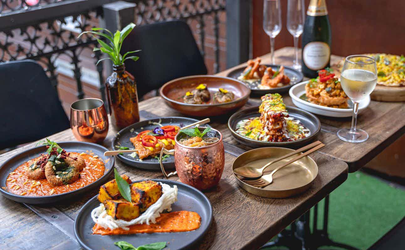 Enjoy Indian, Vegan Options, Vegetarian options, Gluten Free Options, Restaurant, Highchairs available, Indoor & Outdoor Seating, $$$, Families and Groups cuisine at Masala Theory in Surry Hills, Sydney
