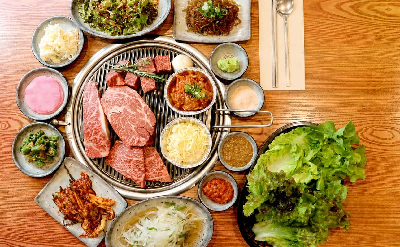 Enjoy Korean, BBQ, Asian, Restaurant, Free wifi, Non-smoking, Private dining, Wheelchair accessible, $$$$, Families and Groups cuisine at Maru Grill House in Brisbane CBD, Brisbane