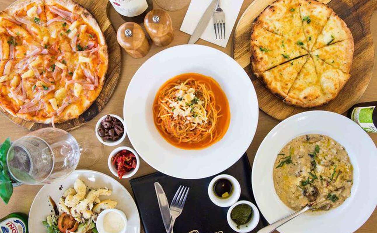 Enjoy Italian and Wine bar cuisine at Alfresco Pizzeria and Wine Bar in Maroochydore, Sunshine Coast