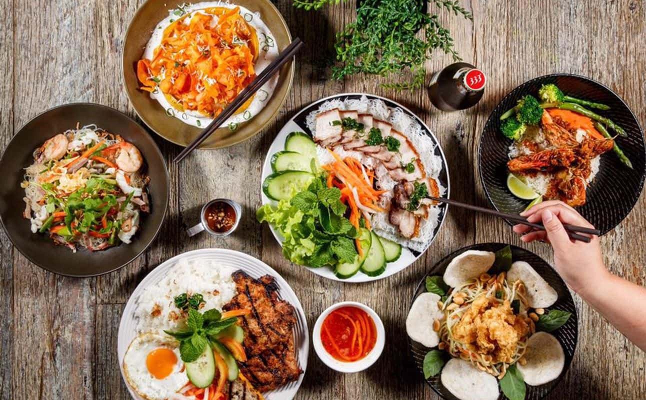 Enjoy Vietnamese, Asian, Vegetarian options, Vegan options, Gluten Free options, Restaurant, Street parking, Highchairs available, Non-smoking, Table service, Wheelchair accessible, $$$, Families and Groups cuisine at Vietnam House in Fortitude Valley, Brisbane