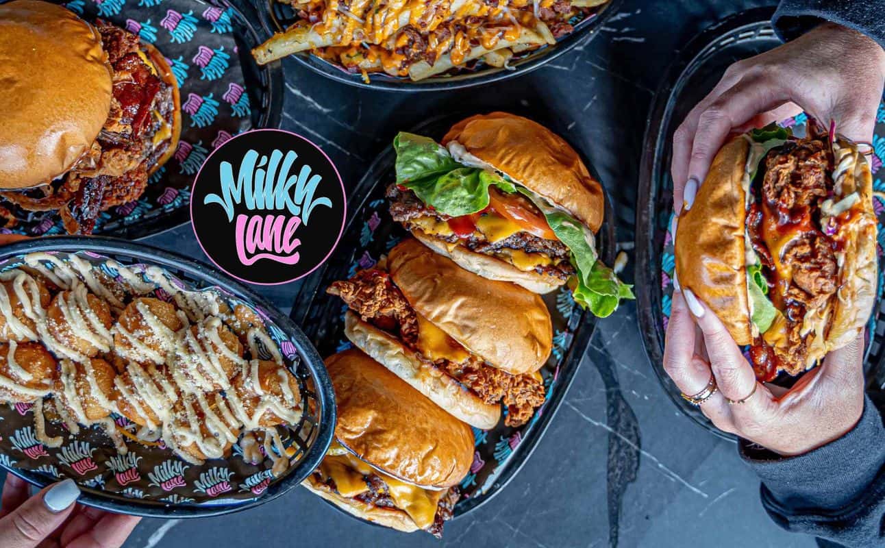 Enjoy American, Pub Food, Australian, Vegetarian options, Restaurant, Cocktail bar, Non-smoking, Wheelchair accessible, Table service, Private dining, Highchairs available, Free wifi, Indoor & outdoor seating, $$$, Groups, Special occasion, Families and Live music cuisine at Milky Lane Surfers Paradise in Surfers Paradise, Gold Coast