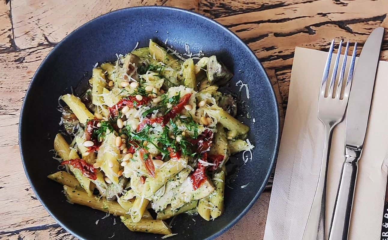 Enjoy Australian, Vegetarian options, Vegan options, Gluten Free options, Cafe, Restaurant, Indoor & outdoor seating, Table service, Highchairs available, Wheelchair accessible, $$, Families and Groups cuisine at The Wooden Whisk in St Leonards, Sydney