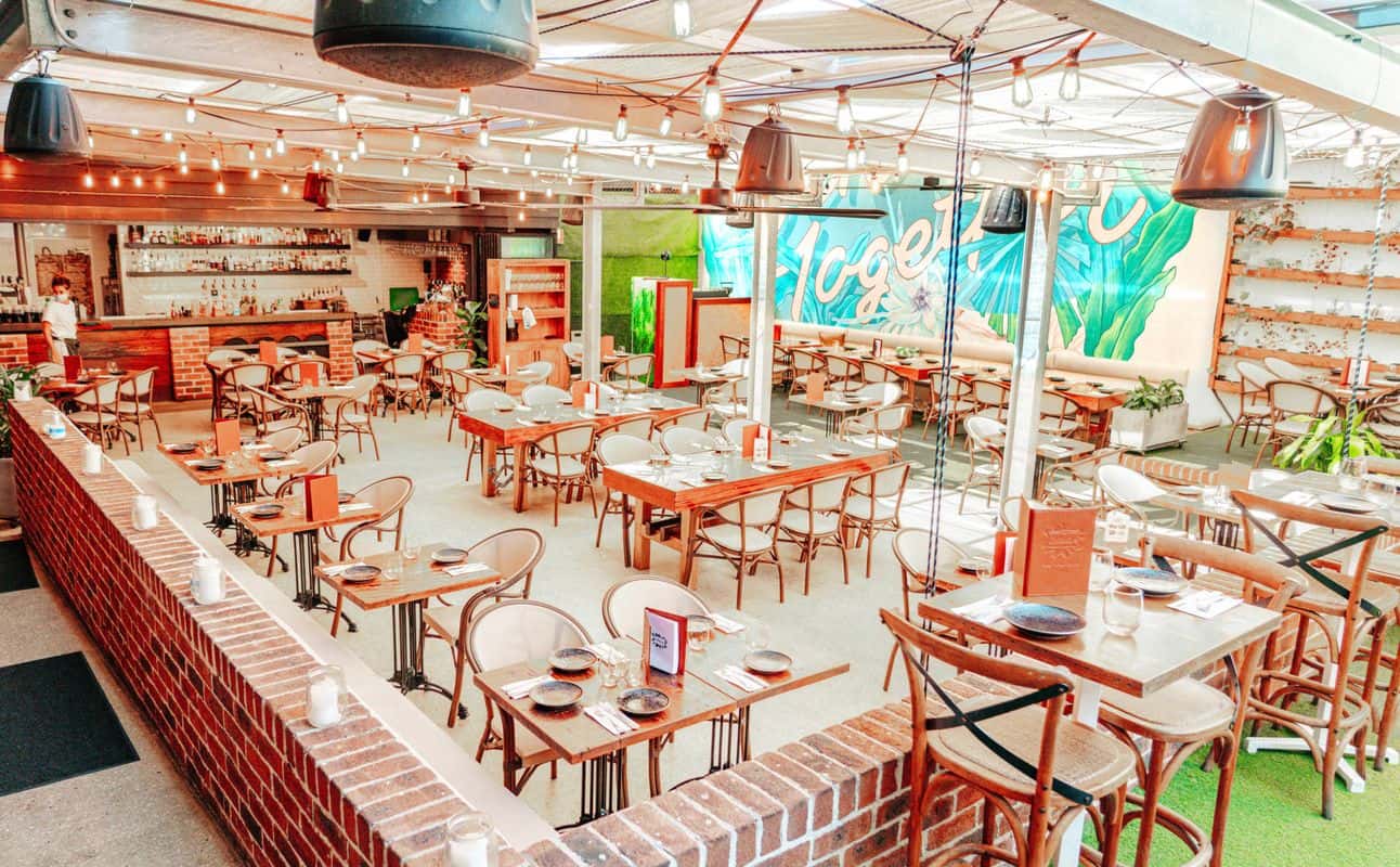 Enjoy Mexican, American, Italian, Vegetarian options, Vegan options, Gluten Free options, Restaurant, Private dining, Child friendly, Street parking, Non-smoking, Wheelchair accessible, Highchairs available, Indoor & outdoor seating, $$$, Families and Groups cuisine at The Collective Palm Beach in Palm Beach, Gold Coast