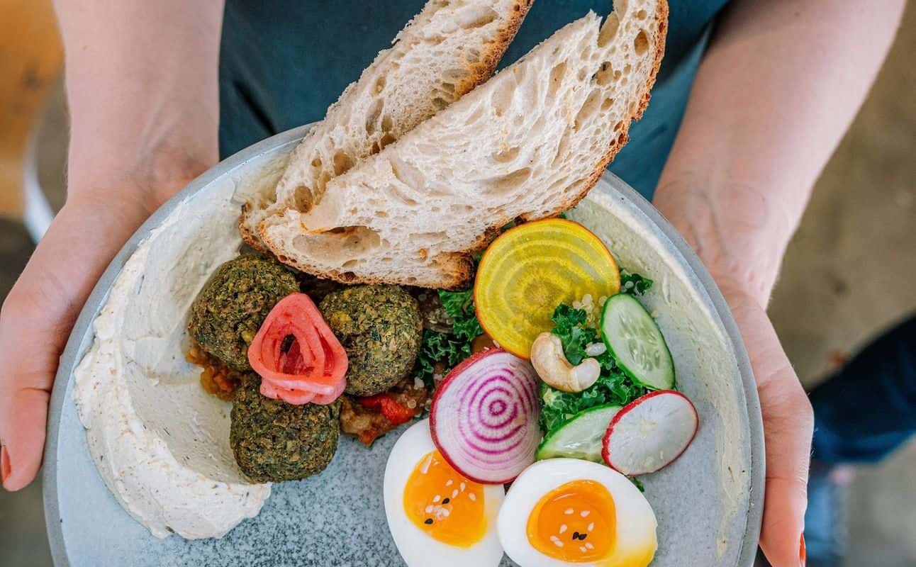 Enjoy Australian, Cafe, Dairy free options, Gluten Free options, Vegan options, Vegetarian options, Cafe, Table service, $$, Families and Groups cuisine at 5Loaves 2Fish in Neutral Bay , Sydney