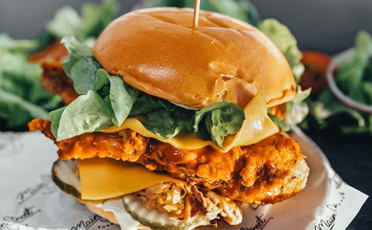 Enjoy Fast food, Burgers, Gluten Free options, Vegan options, Vegetarian options, Restaurant, Indoor & outdoor seating, Highchairs available, Wheelchair accessible, Free wifi, Table service, $$, Groups and Families cuisine at Main Street Burger Bar in Byron Bay, Northern New South Wales