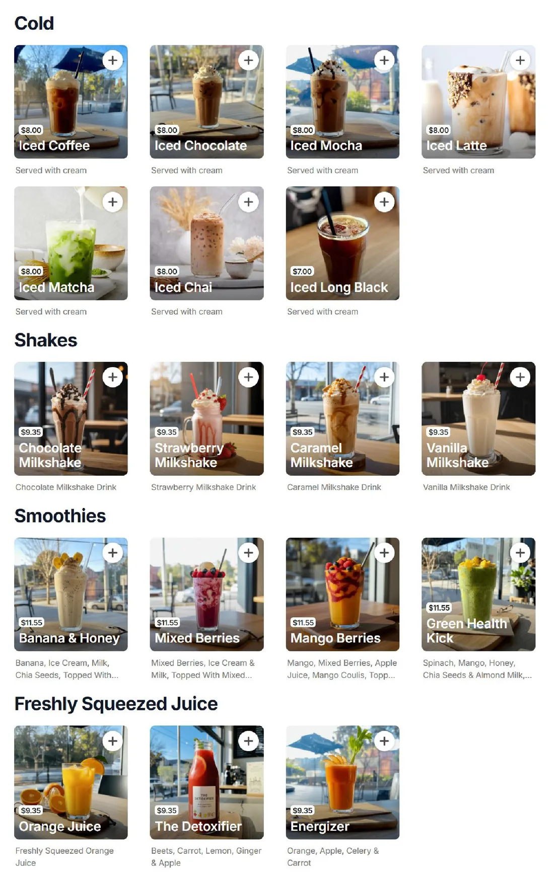 Denmark Hill Kafe menu, page 3