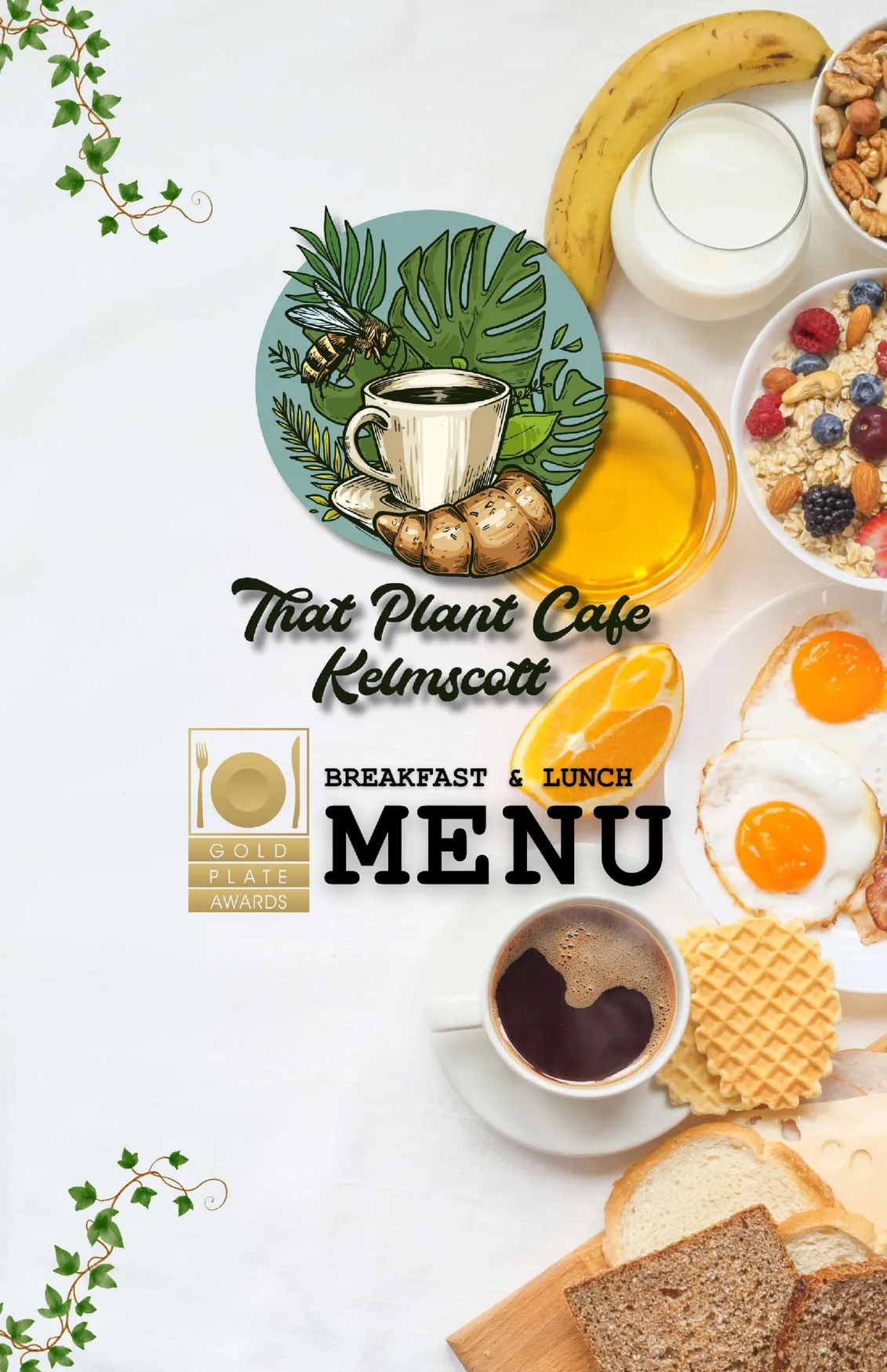 That Plant Cafe menu, page 1