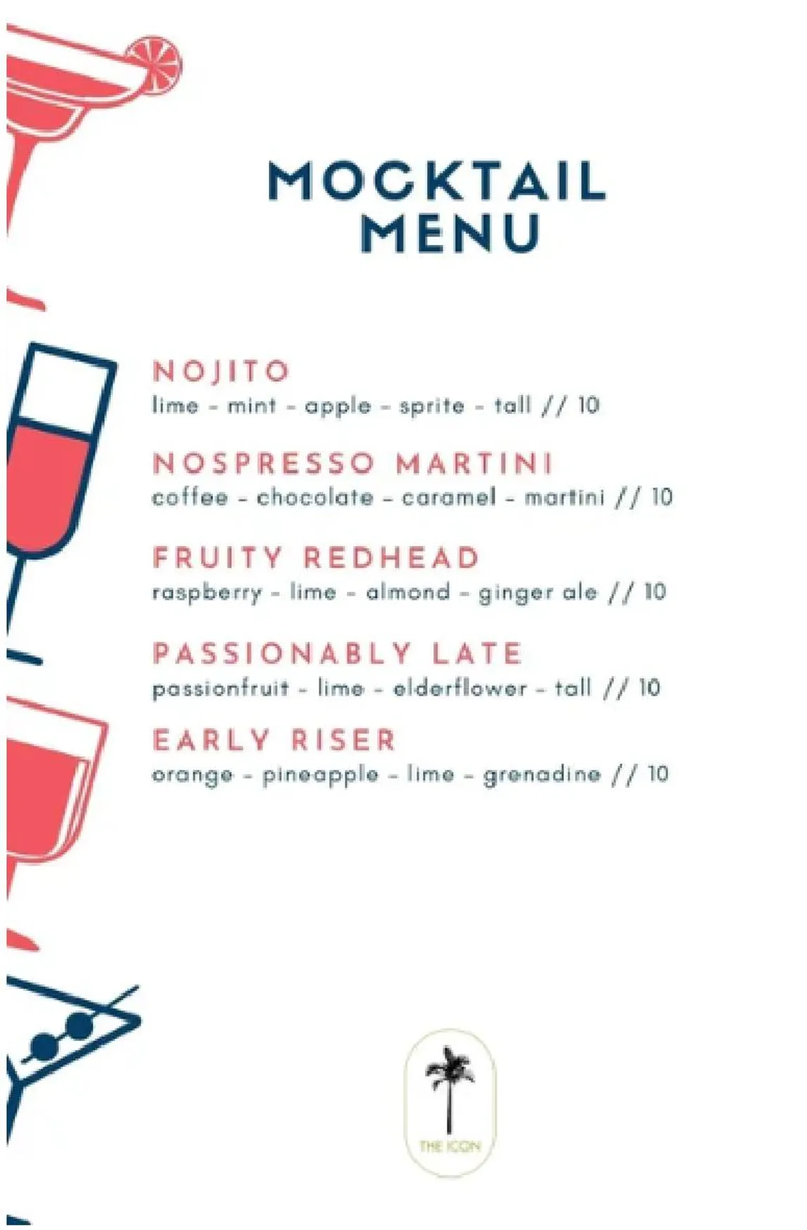 The Icon menu, page 2