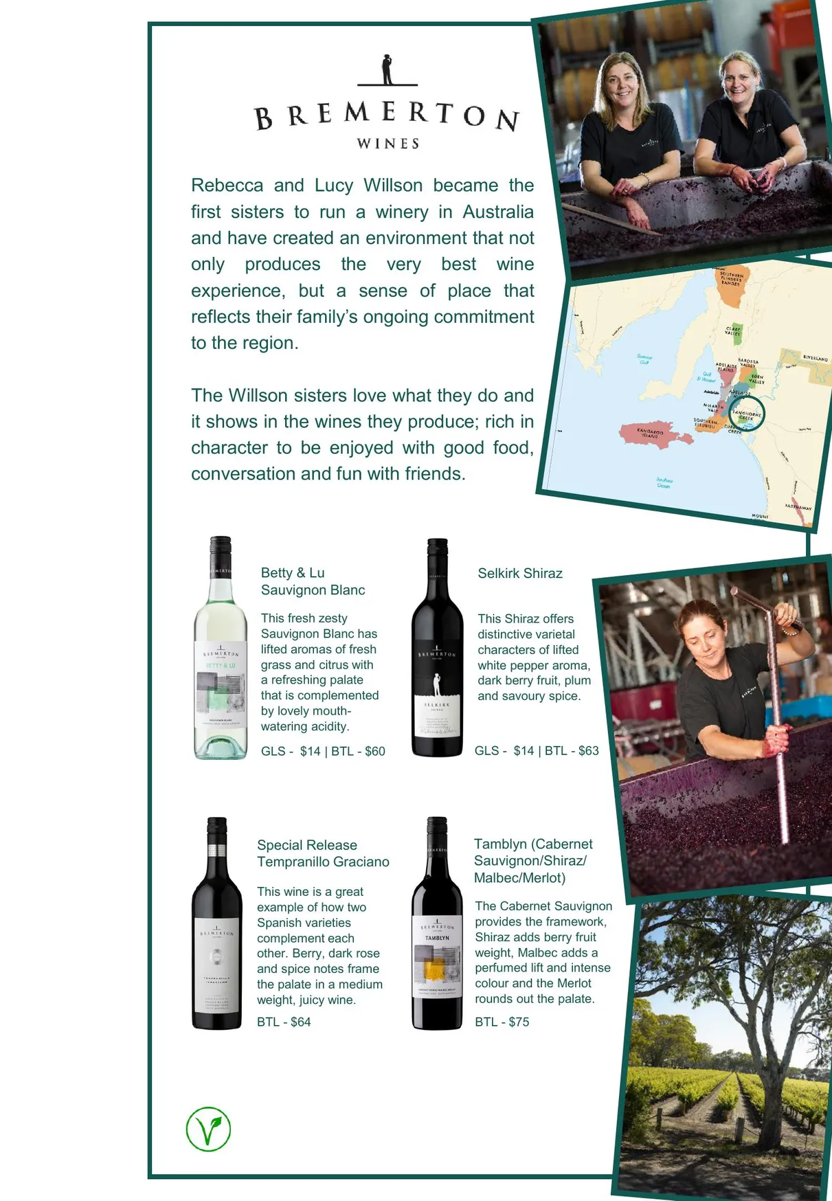 Pepperberry menu, page 10