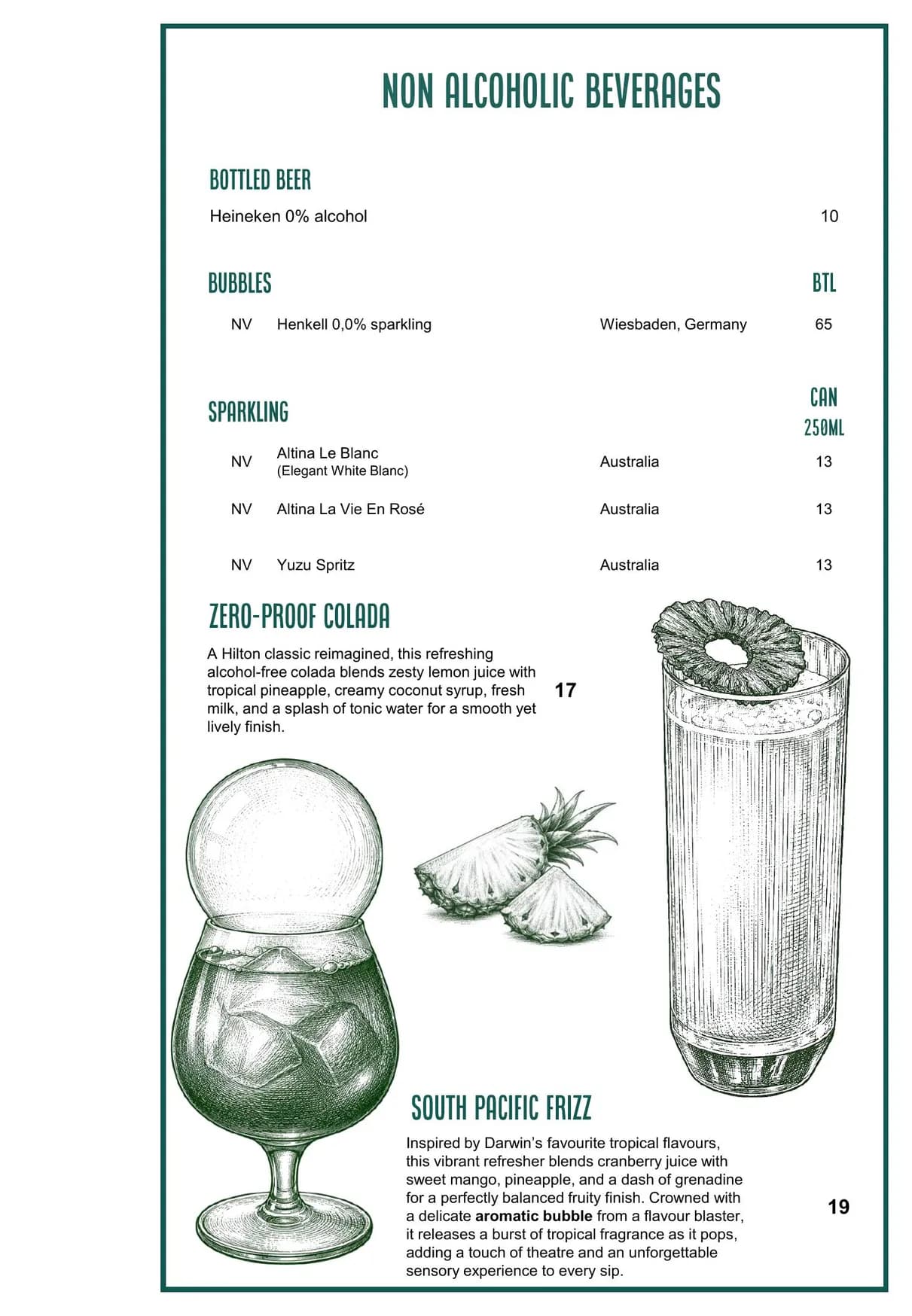 Pepperberry menu, page 16