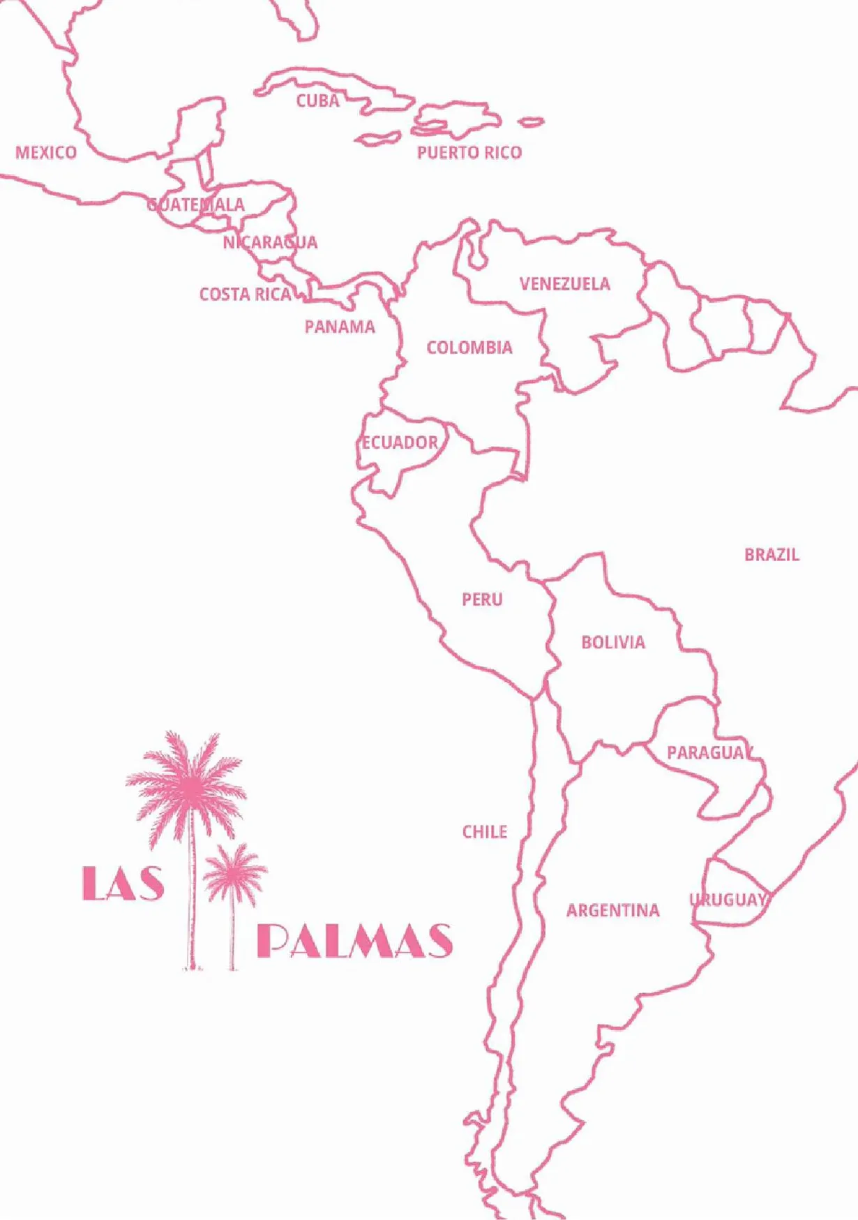 Las Palmas menu, page 1