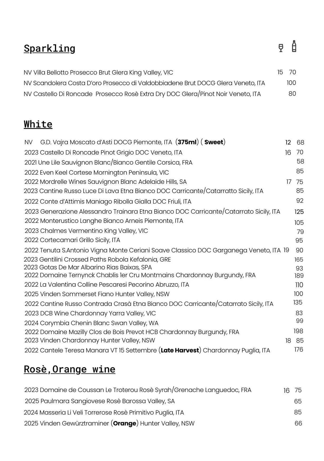 Doughcraft Italian Restaurant menu, page 10