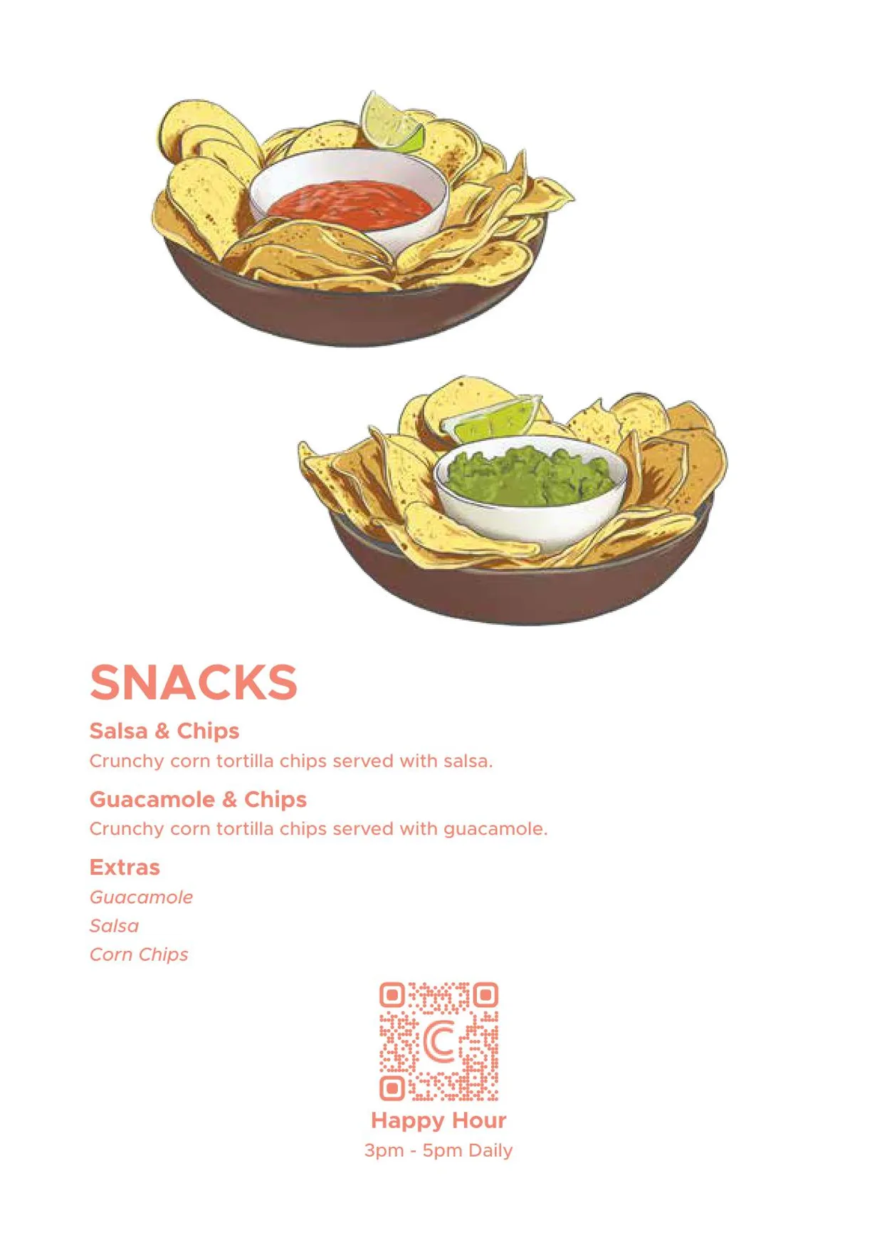 Cabana Bar menu, page 2