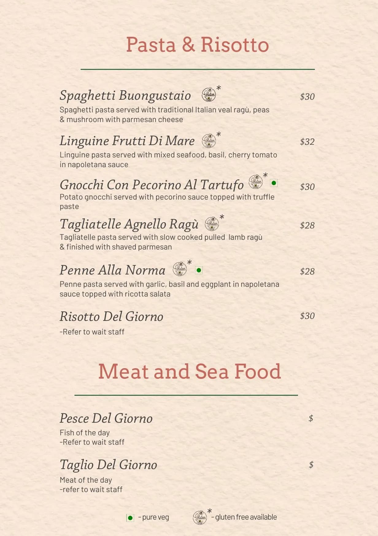 Aperitivo menu, page 3