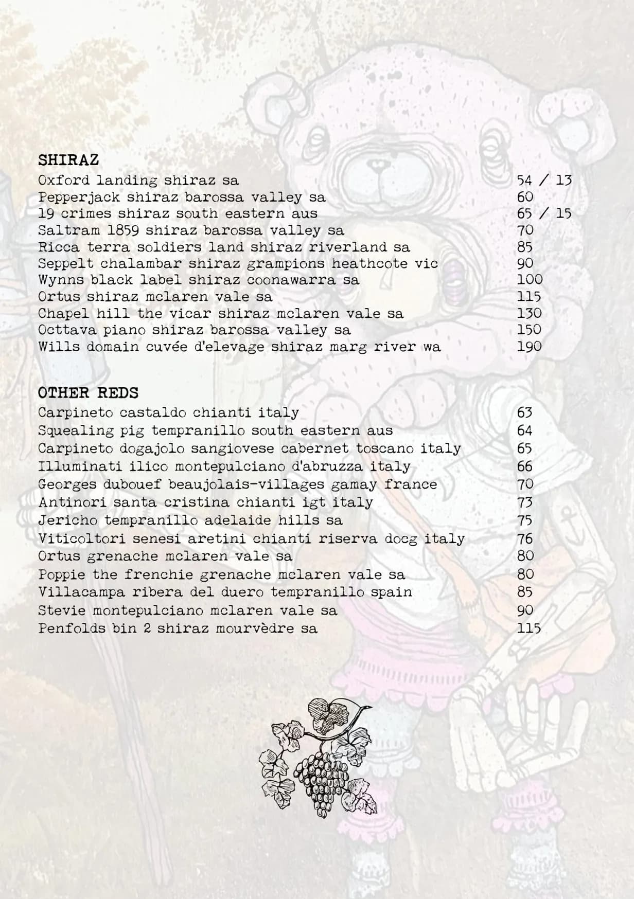 Element Bar menu, page 11