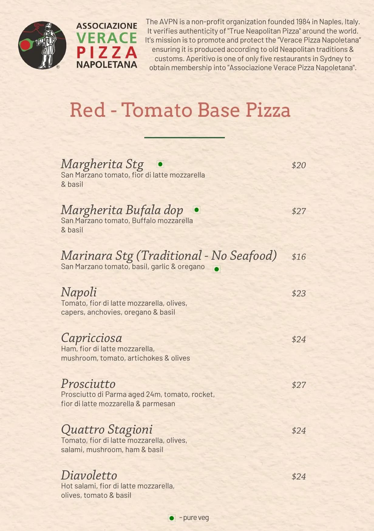 Aperitivo menu, page 4
