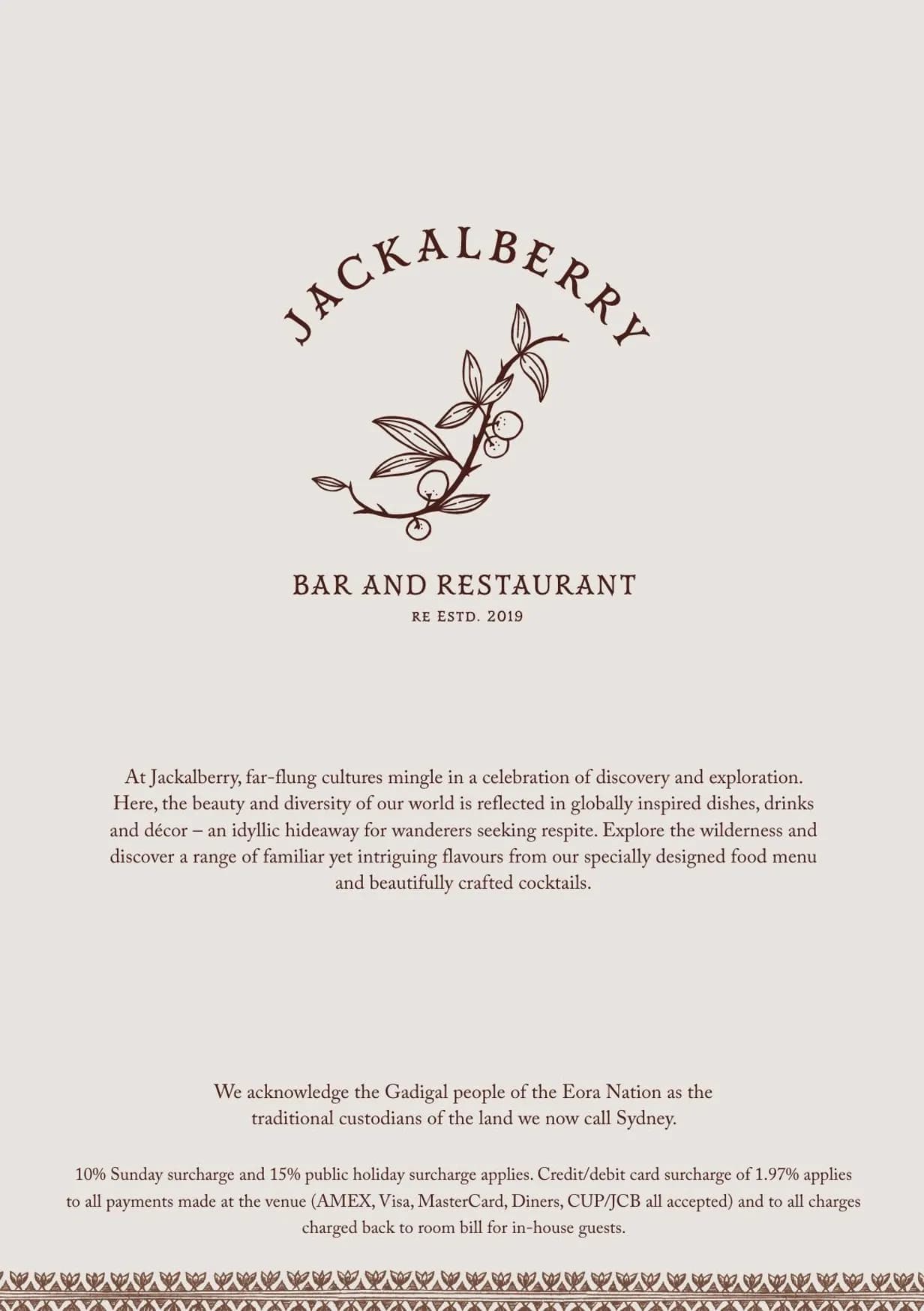 Jackalberry Bar & Restaurant menu, page 6