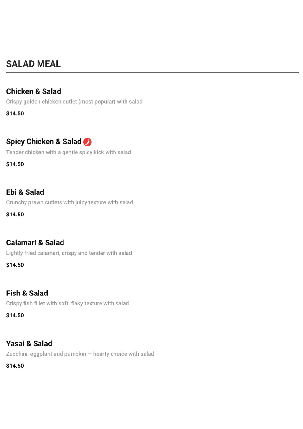 Tokyo Pub menu, page 4