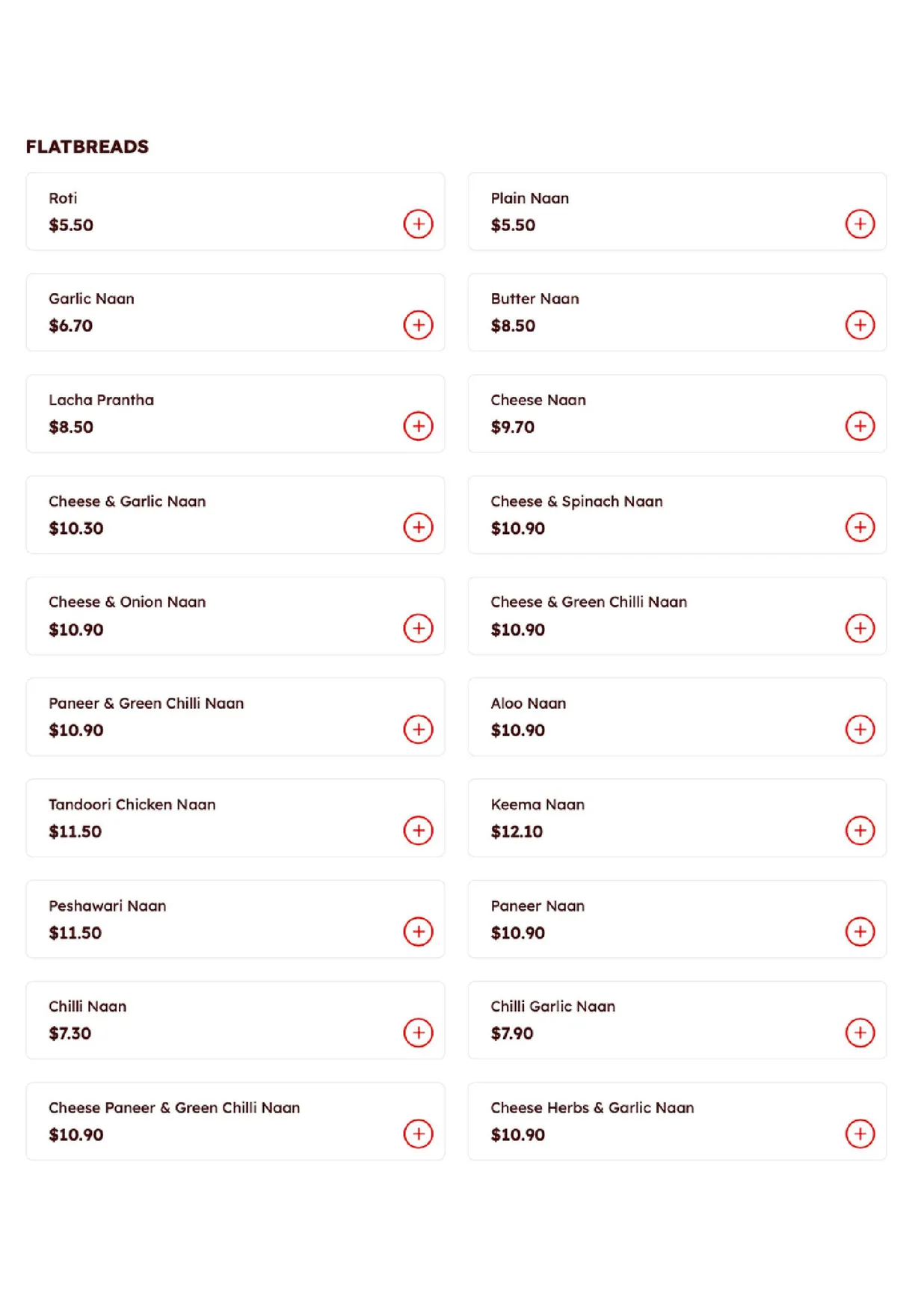 Brew & Spice by Masala Art menu, page 7