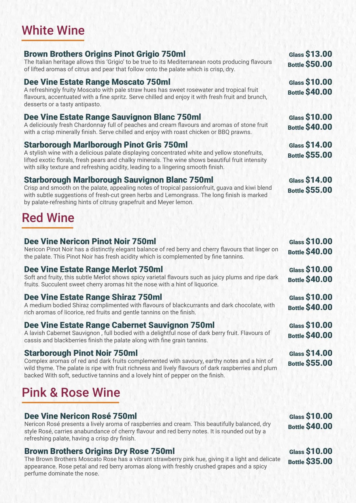 Punjabi Palace menu, page 11