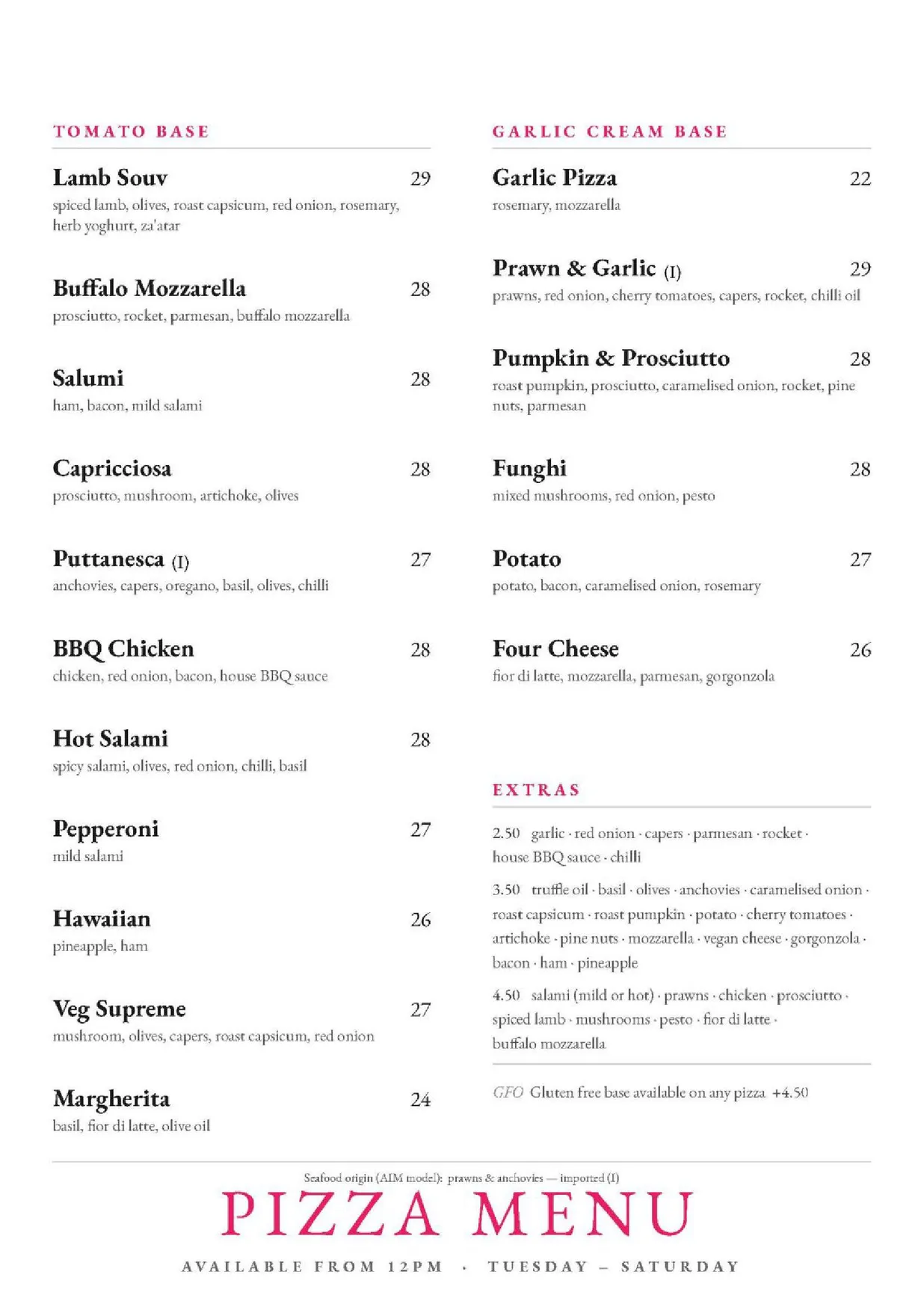Smolt Kitchen menu, page 3