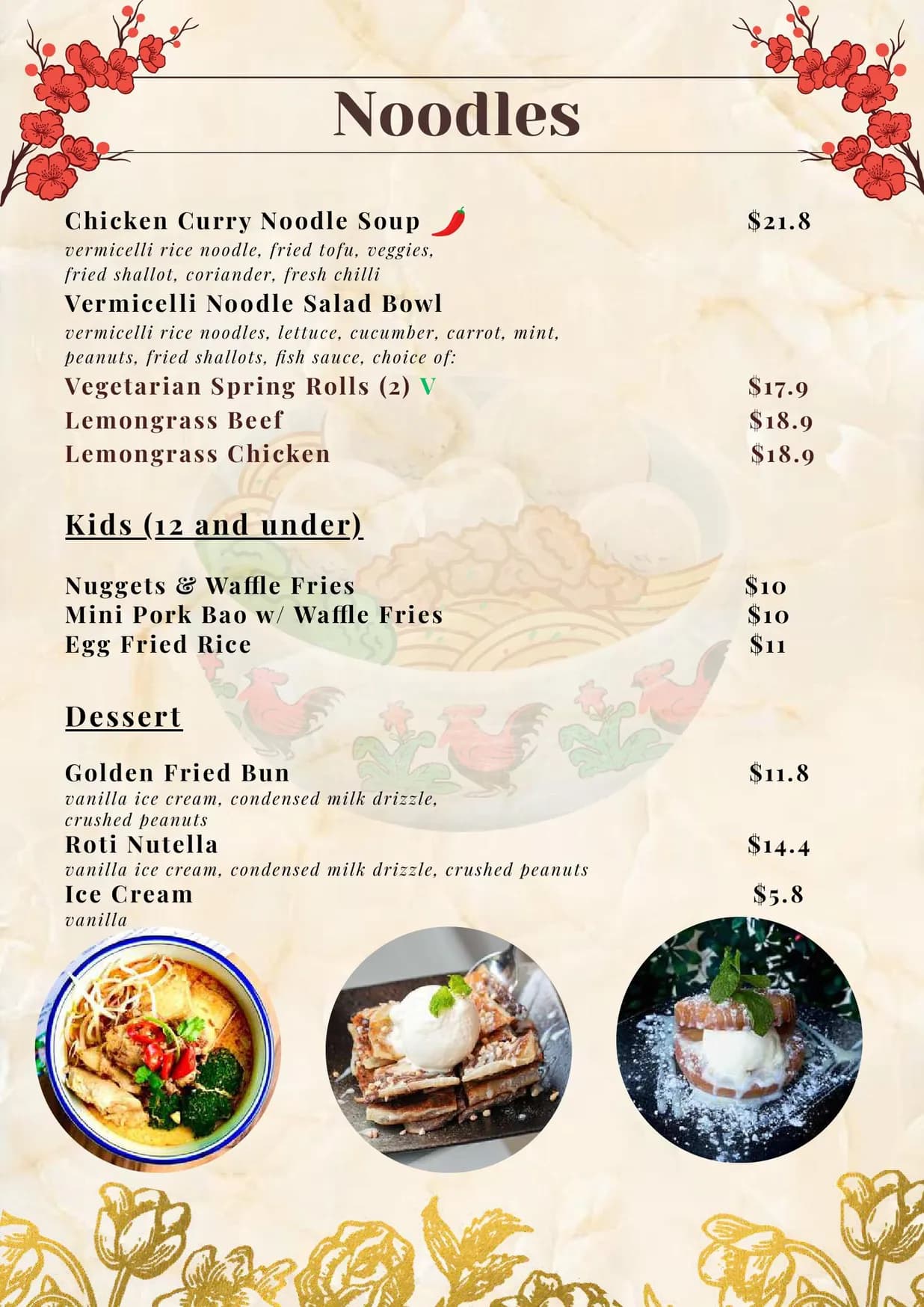 Roti & Bao Birtinya menu, page 6