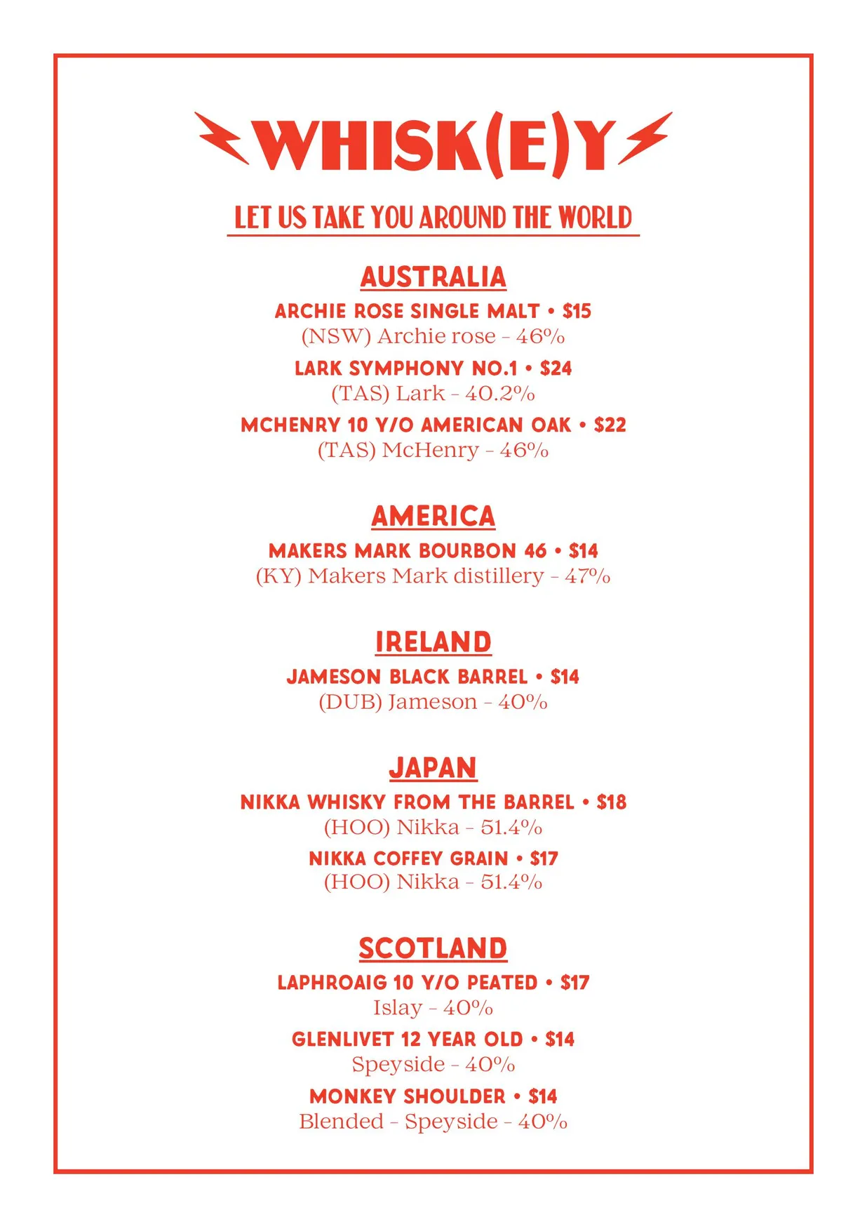 Drifter's Pizza Bar menu, page 11