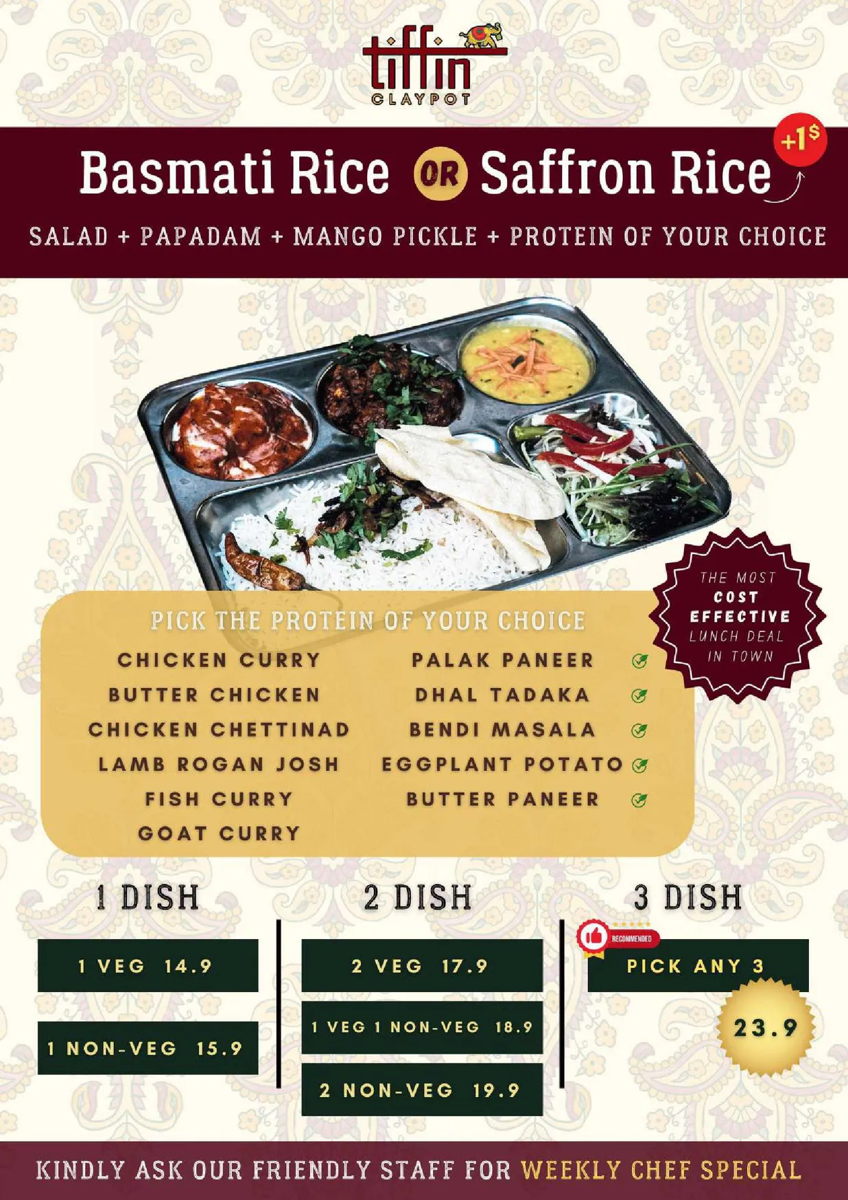 Villas Restaurant & Bar menu, page 2