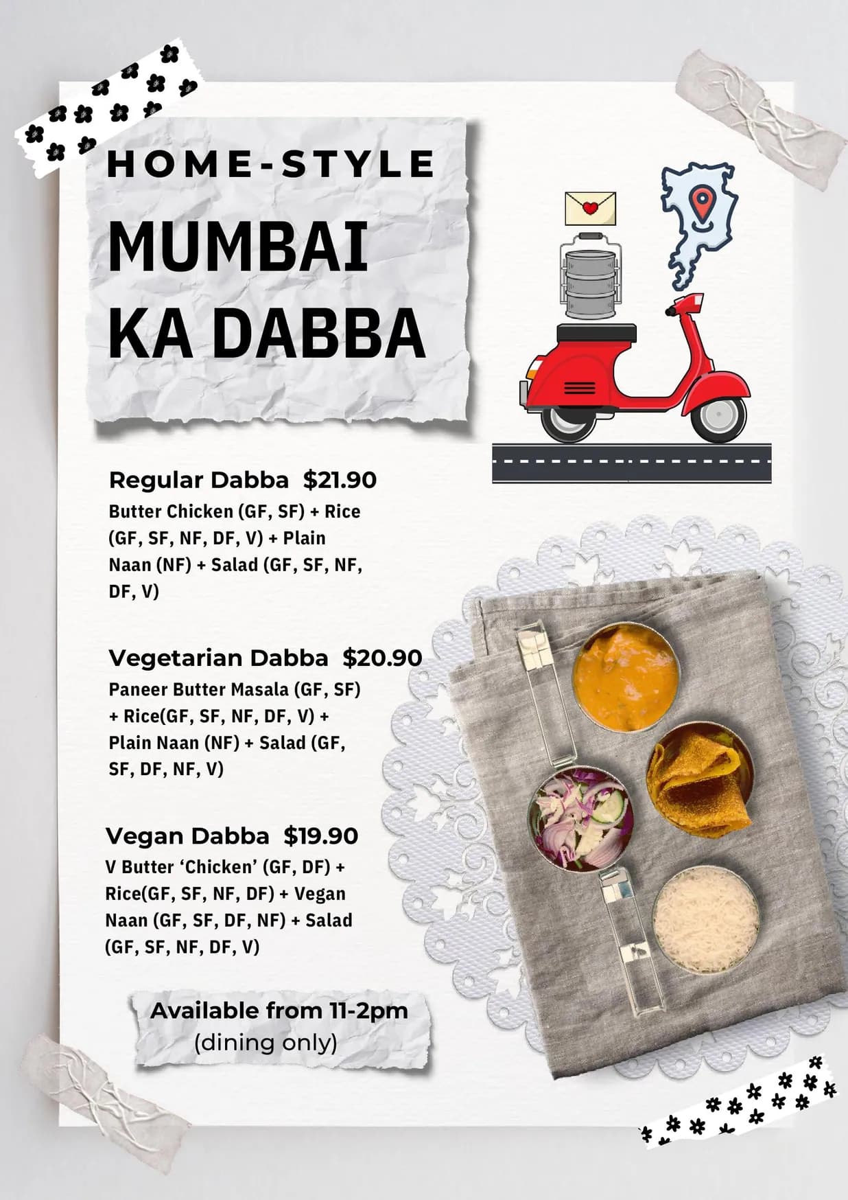 It's Mirchi Healthy Indian menu, page 10