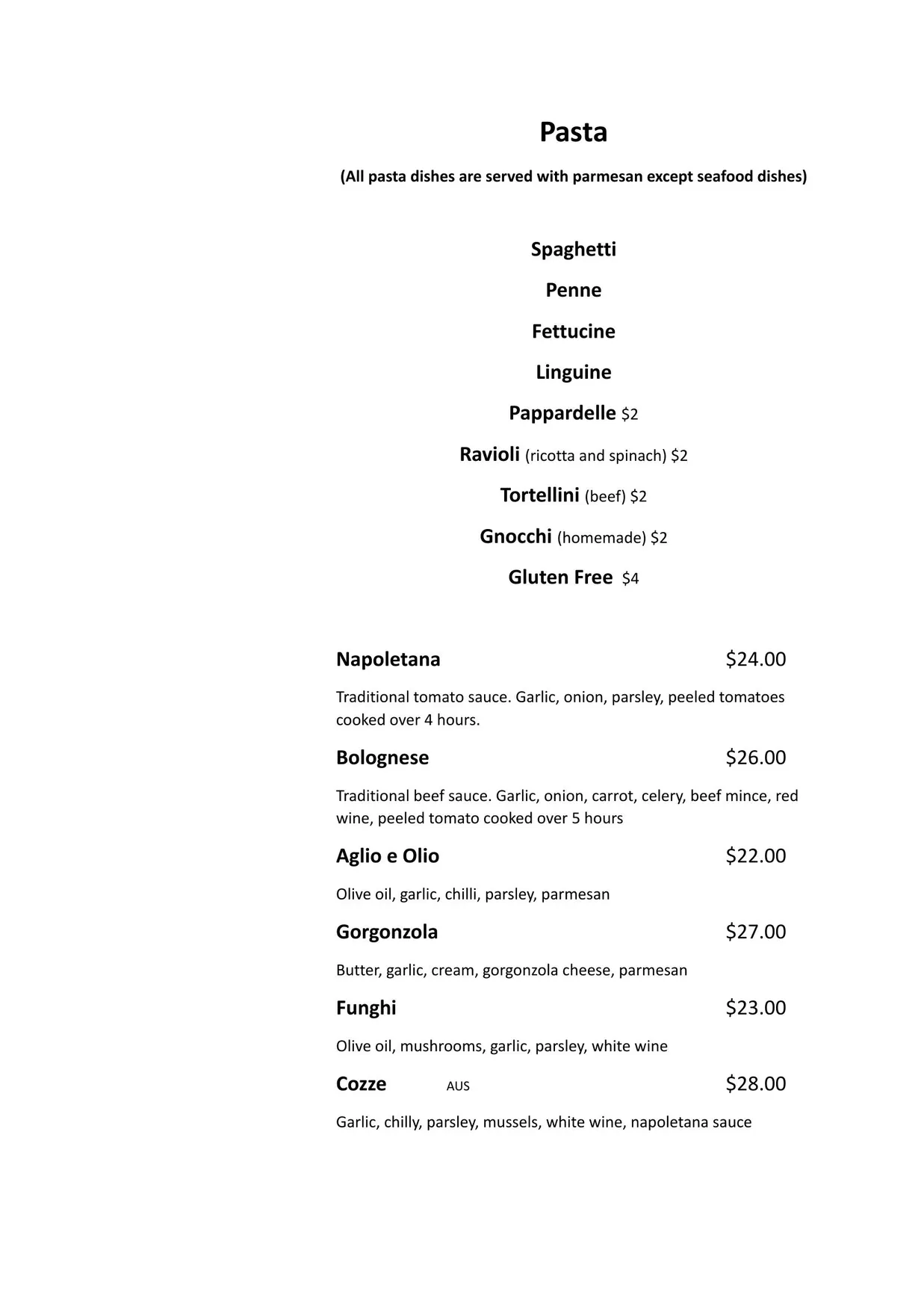 Gelbison menu, page 6