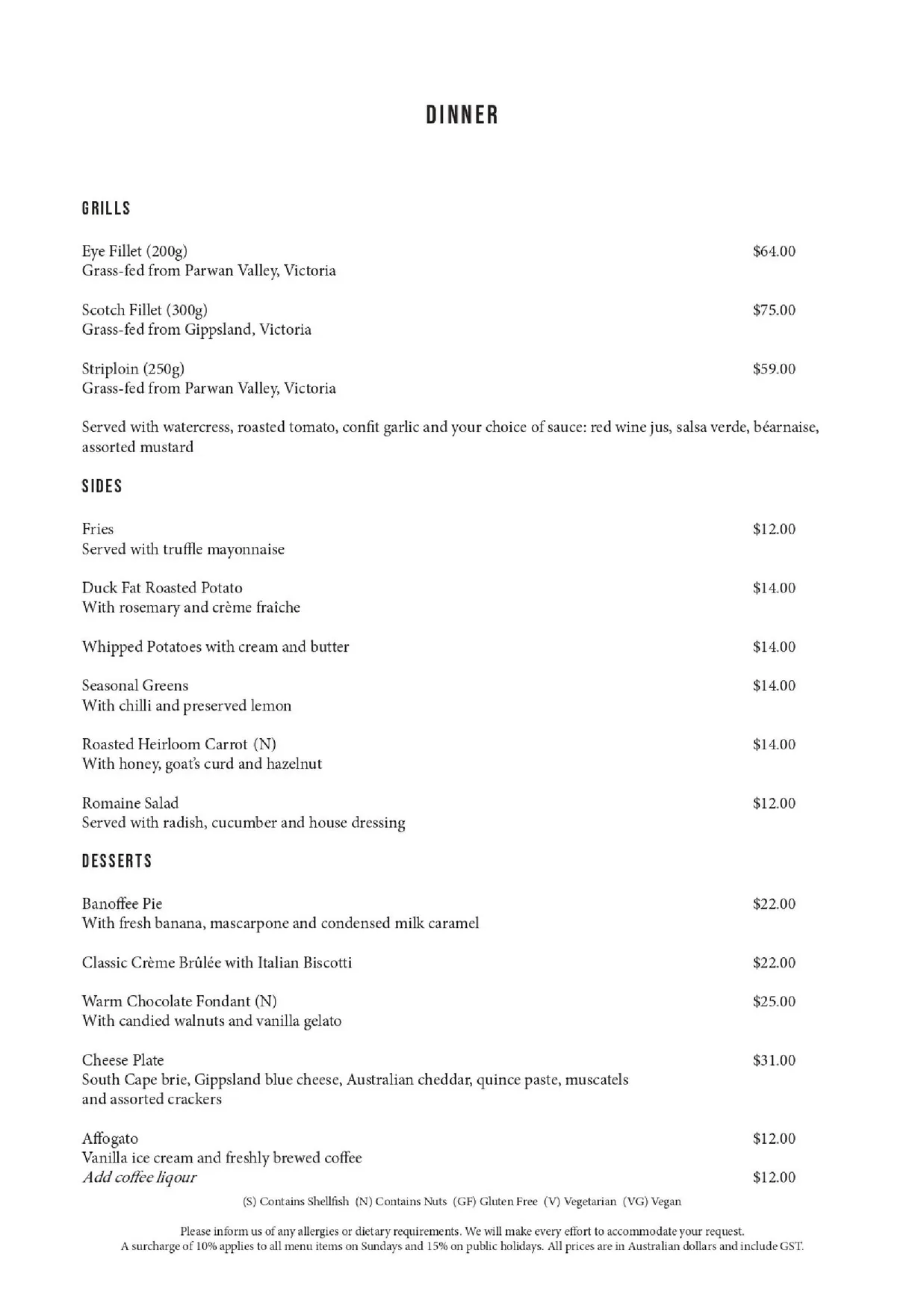 Alluvial menu, page 3