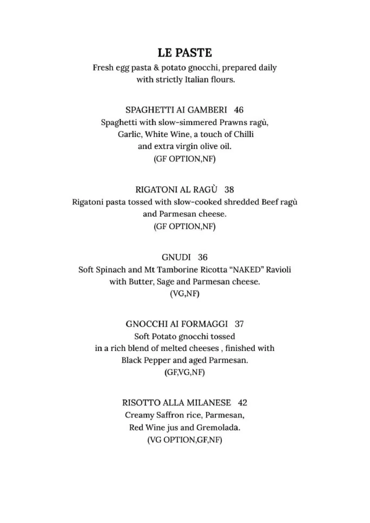 Fratelli Pizzeria by Vincenzo Abbate menu, page 4