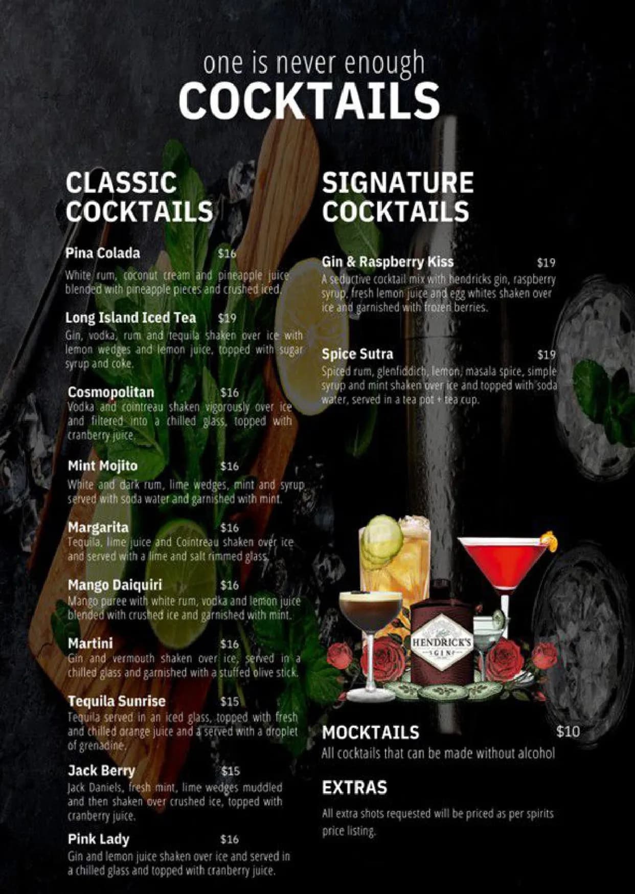 The Colonial British Indian Cuisine Balmain menu, page 21