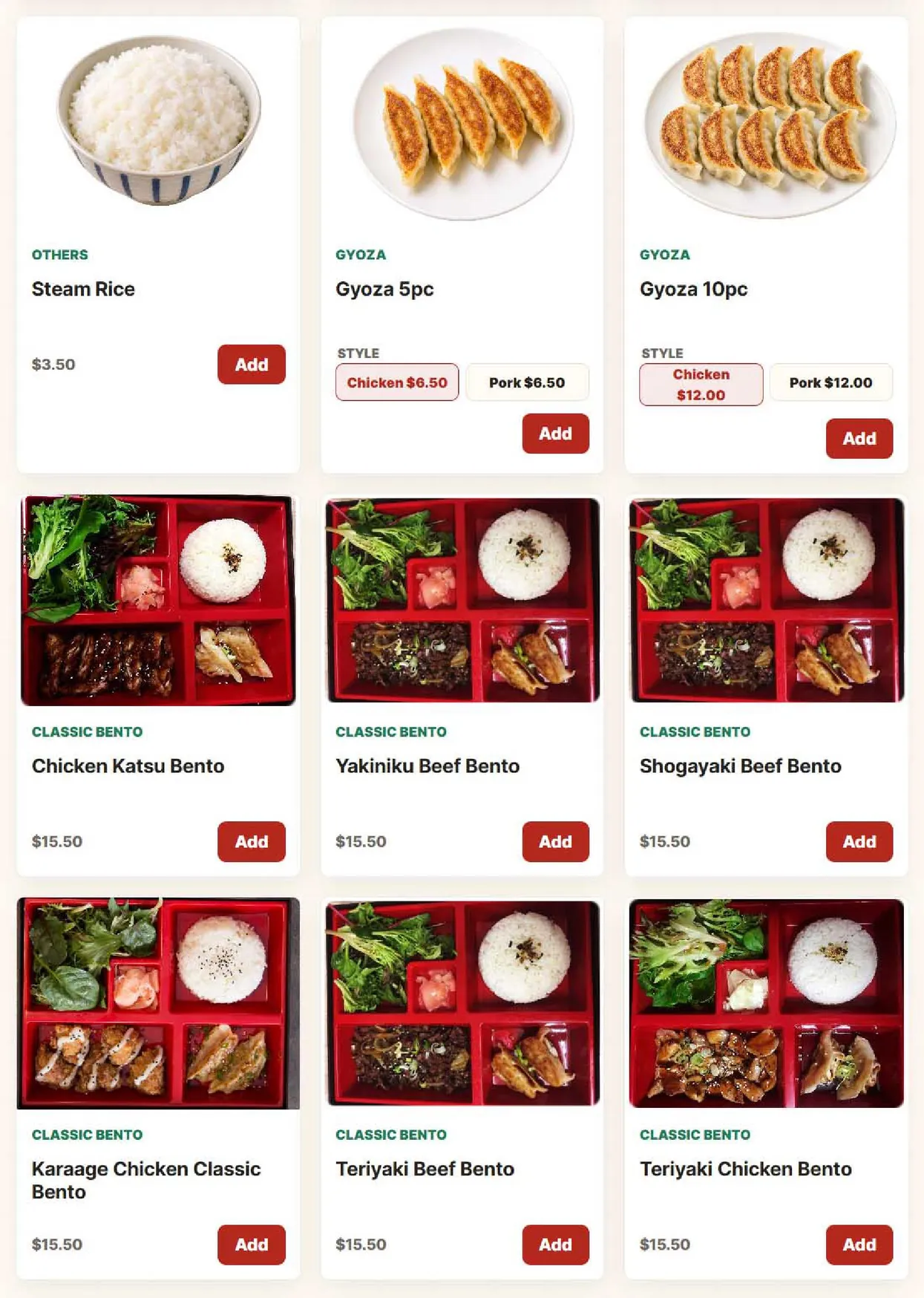 Argyle Pantry menu, page 6