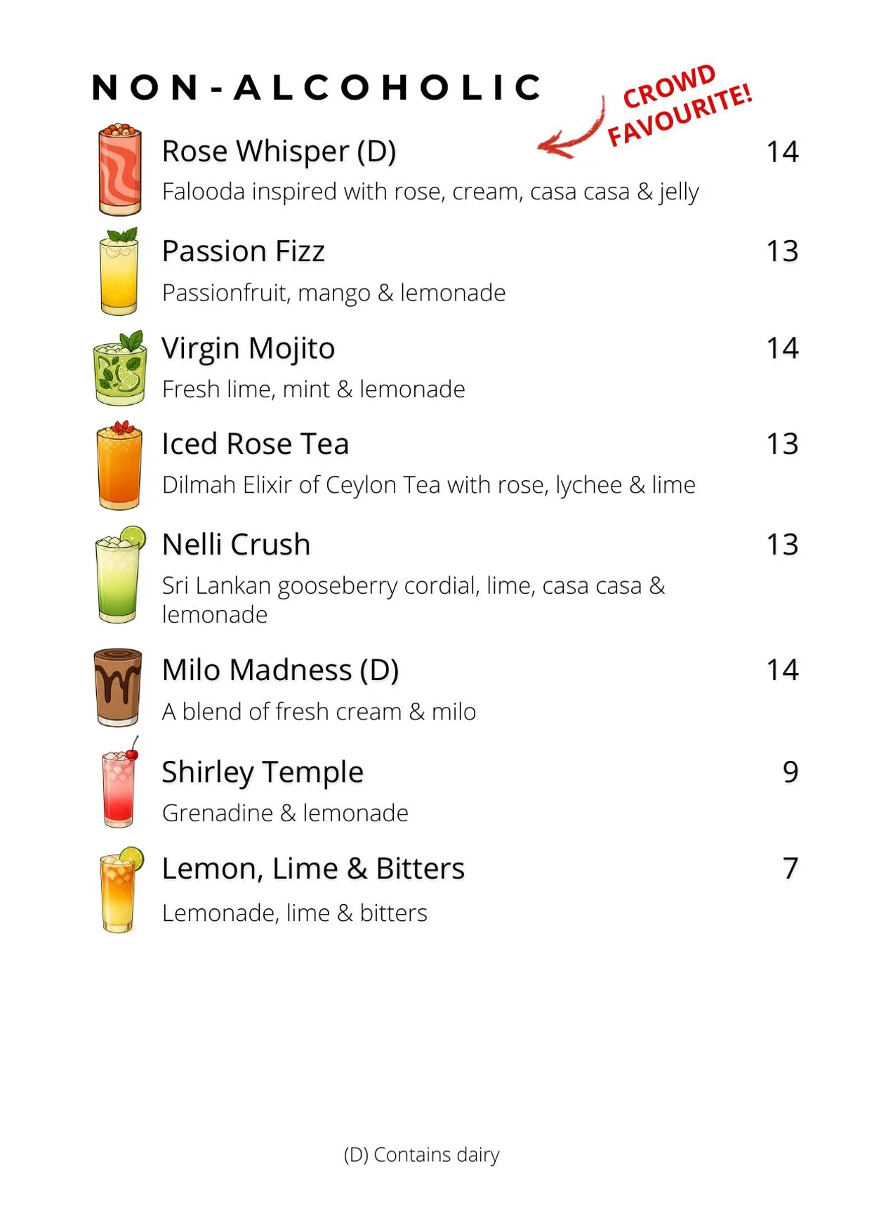 Cuvai menu, page 11