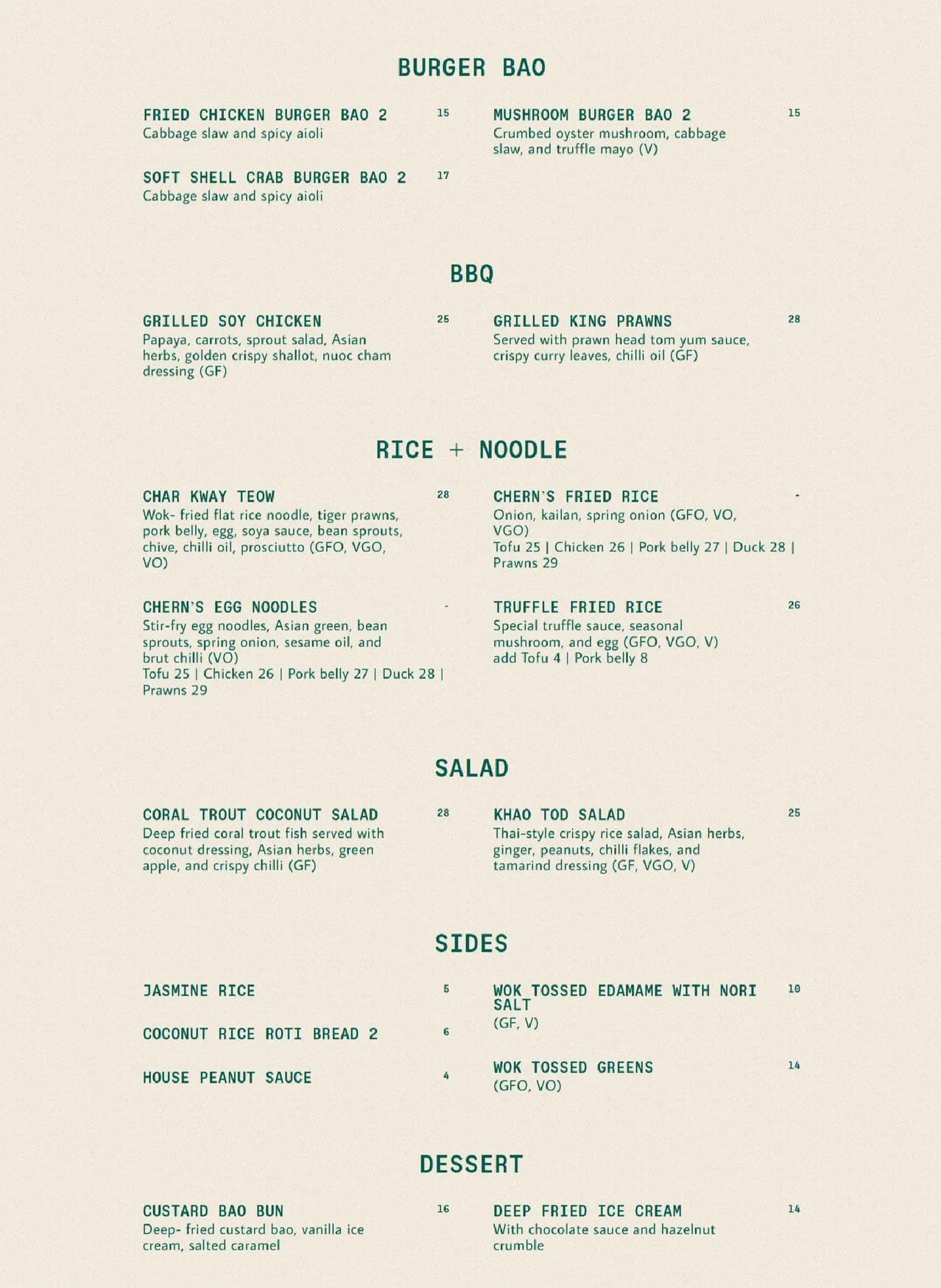 Chern menu, page 2