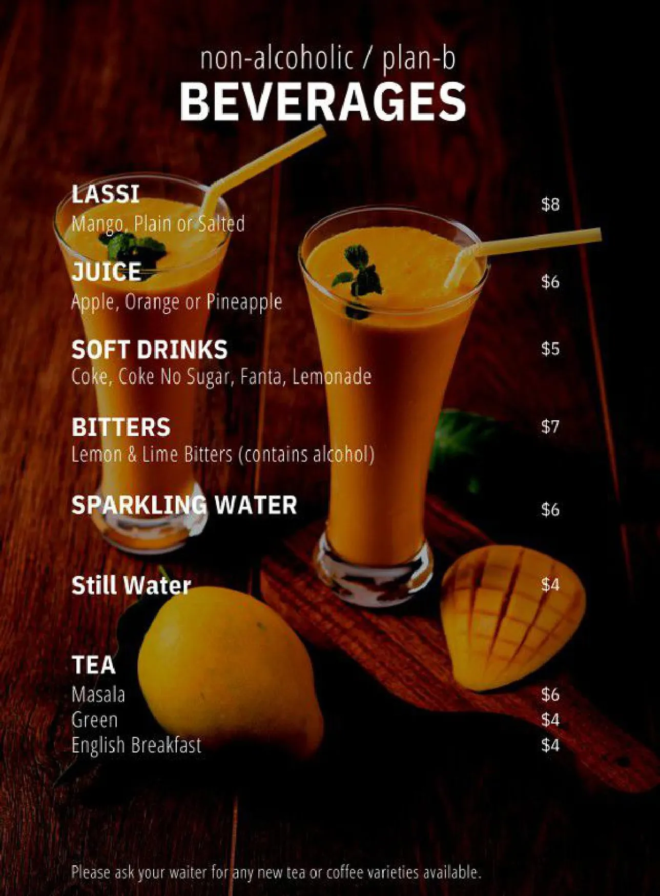 The Colonial British Indian Cuisine Balmain menu, page 14