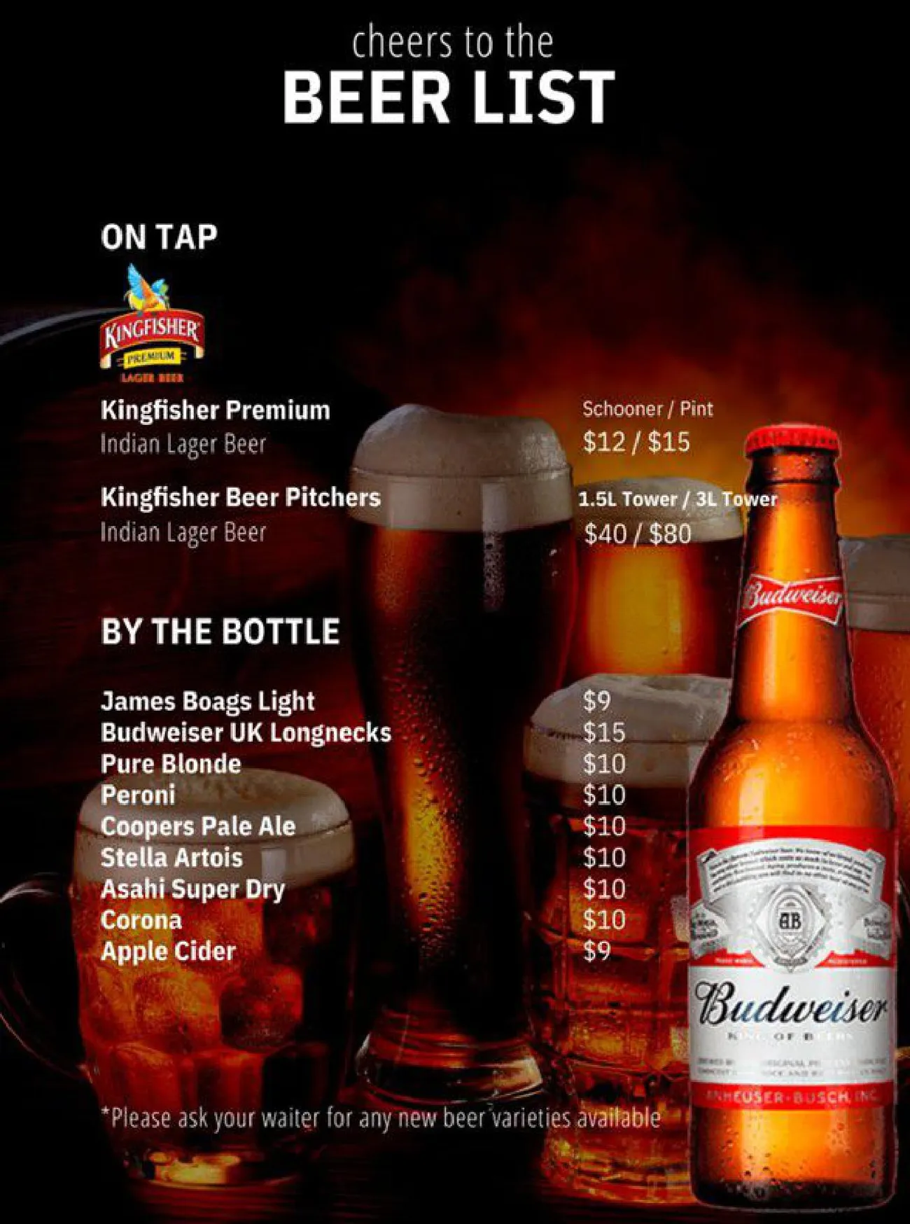 The Colonial British Indian Cuisine Balmain menu, page 16