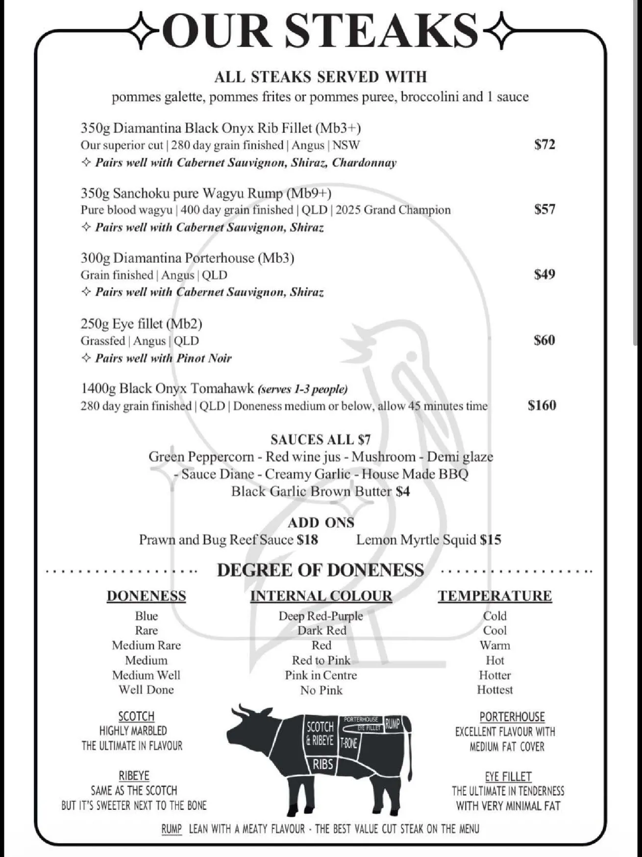 Pickled Pelican menu, page 3