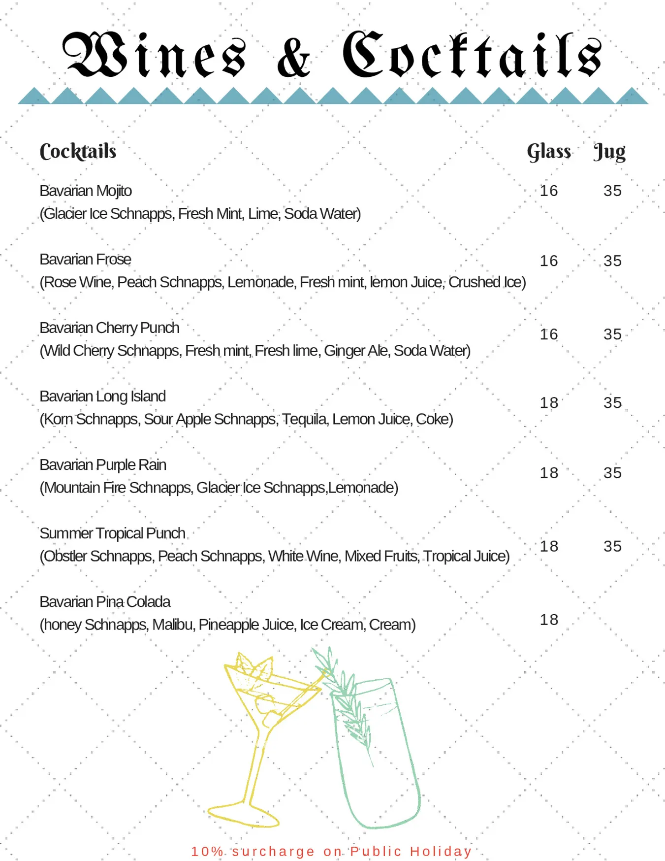 Bavarian Beach Bar & Cafe menu, page 10