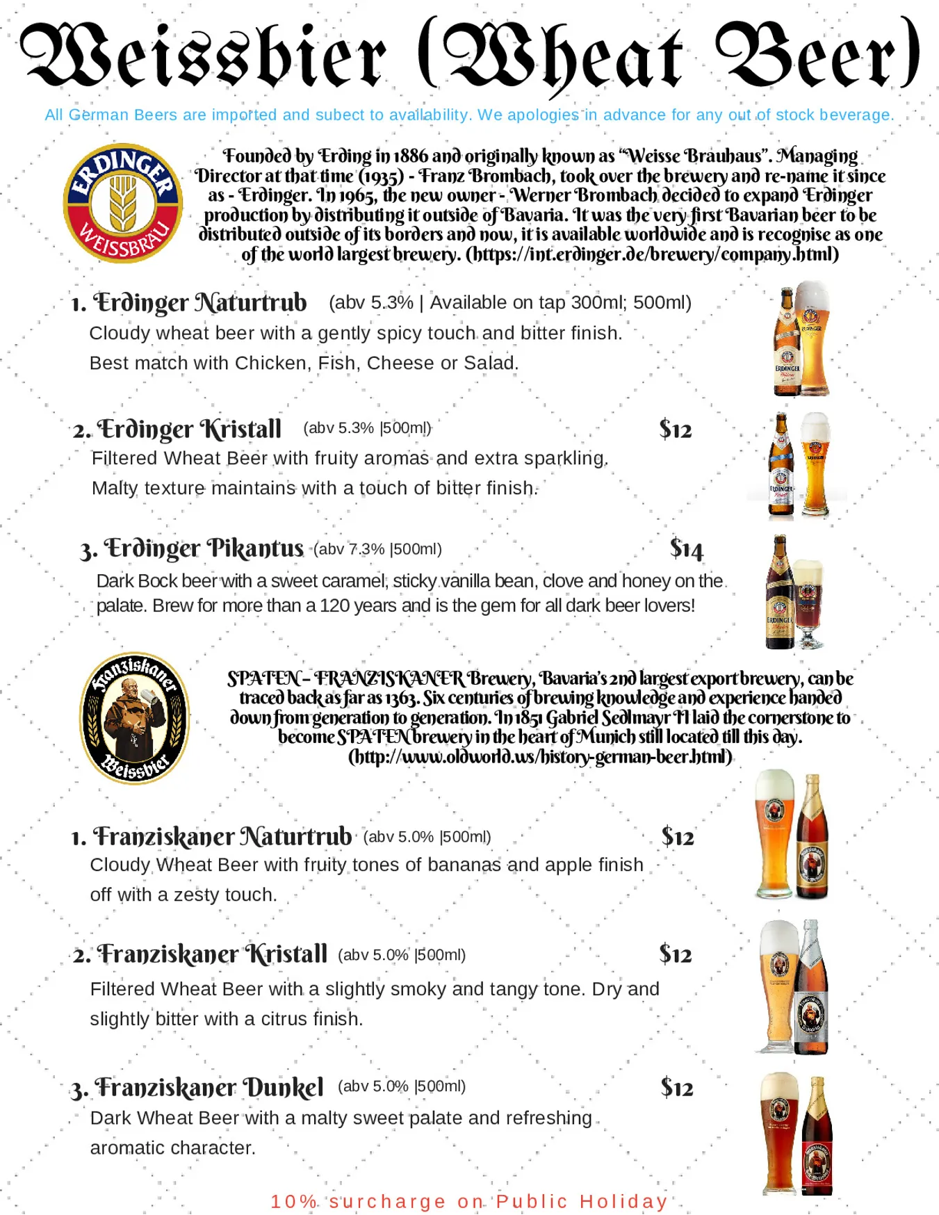 Bavarian Beach Bar & Cafe menu, page 6