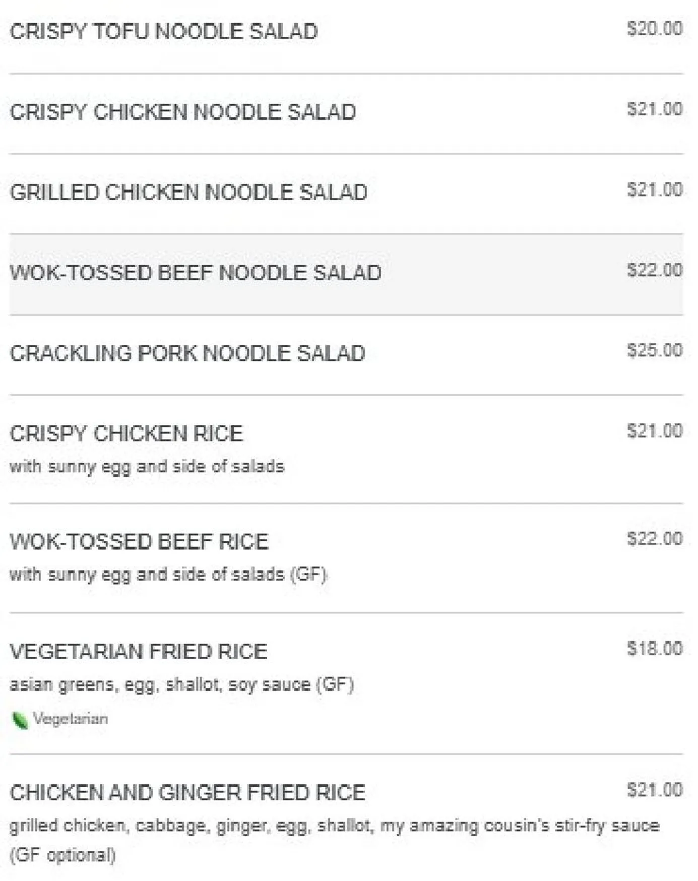 Grandma Đặng menu, page 4
